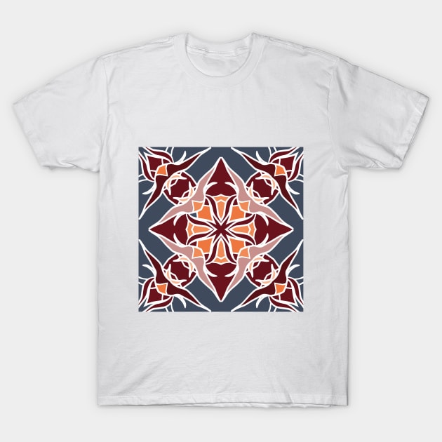 Moroccan Tile T-Shirt by Holly Rose Art